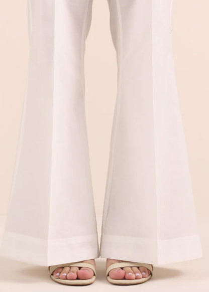 White Bell Bottom NON SEE-TRH. PC